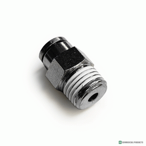 CS11-011 6mm Tube Pushfit to 1/4"BSP Straight Fitting