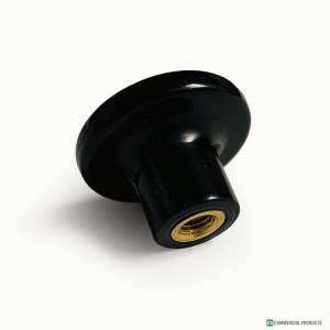 Black Push Button Knob (OEM Ref BT4608) Suitable for Belle Car Transporters.