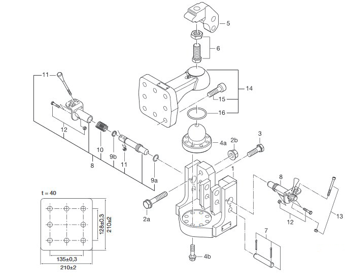 Rockinger-Ball-Coupling-Exploded-Drawing