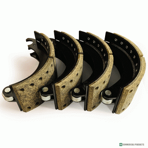 4 x Brake Shoe, Quick Fit (New) Gigant Axle Suitable for Transporter Engineering Car Transporters (OEM Ref 1440-210)