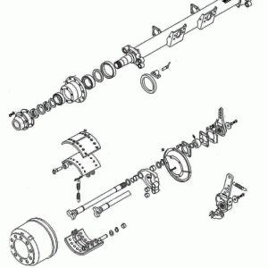 SAE Drum Axle