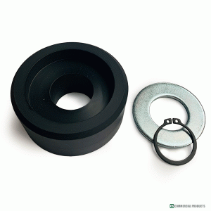 CS10-017KIT Nylon Roller c/w Washer & Circlip, Drop Down Ramp